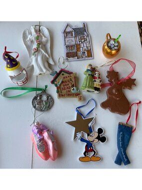 RANDOM Mixed Lot of 11 Ornaments (See Photos)